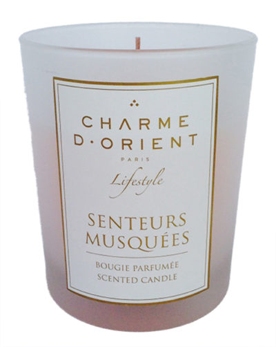 PERFUMED CANDLE MUSK SCENT