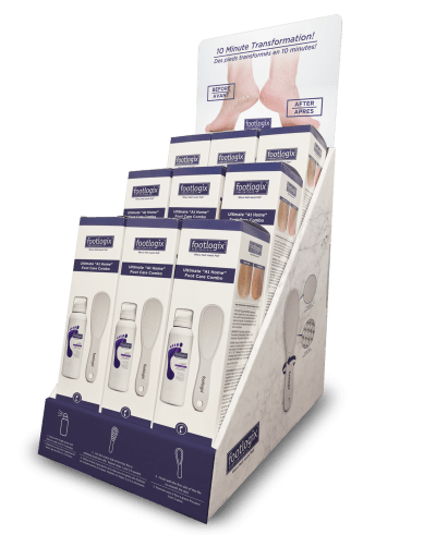 ULTIMATE AT HOME FOOT CARE COMBO COUNTER UNIT