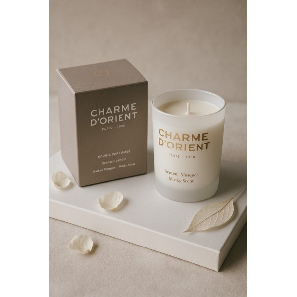 BOUGIE PARFUMÉE PARFUM MUSQUÉ